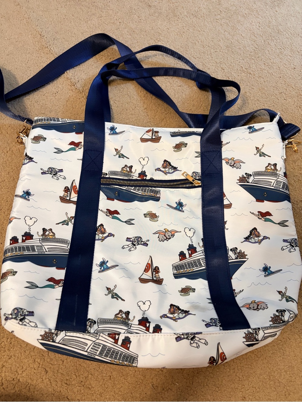 Magical Little Babes Disney Cruise line print Tote Bag